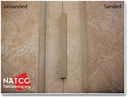 tec light buff sanded vs unsanded grouts