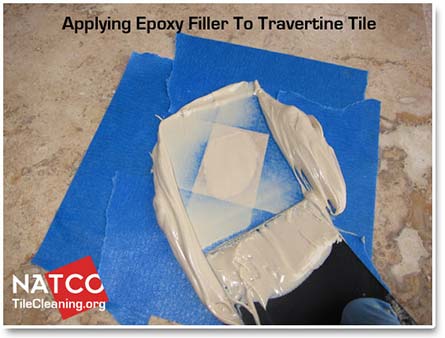 epoxy filler for filling travertine