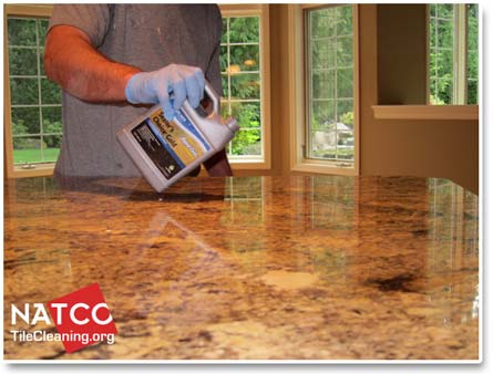 Applying Sealer To Granite Countertop 