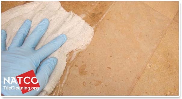 how to seal a travertine tile floor