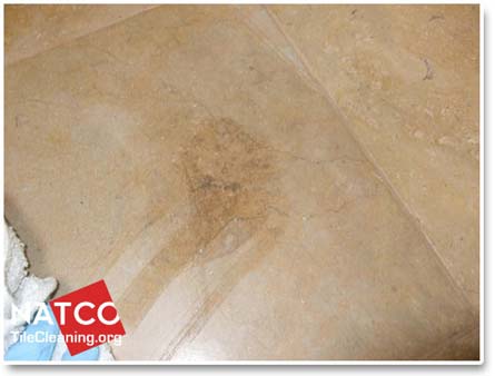 travertine tile floor sealing seal floors tilecleaning sealer wet tiles fill granite darkening